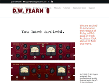 Tablet Screenshot of dwfearn.com